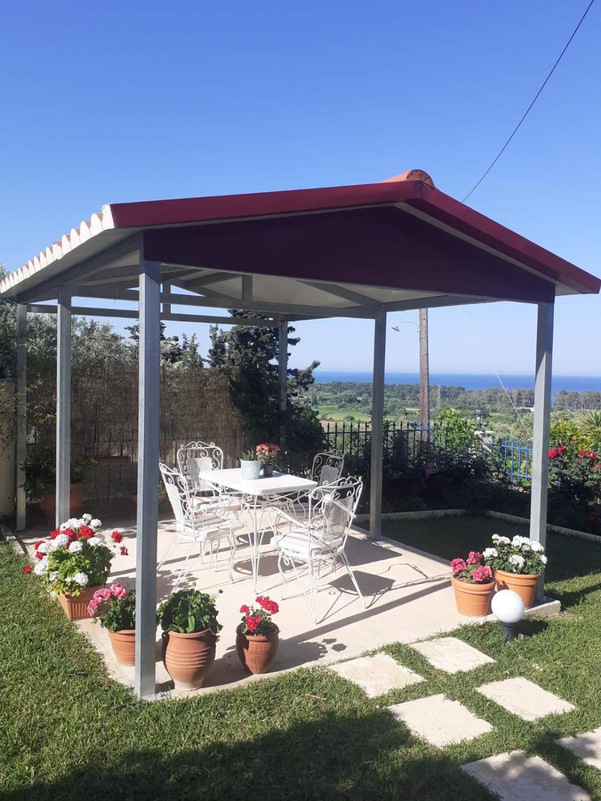Simos' Sea View House Villa Nikopolis Kültér fotó